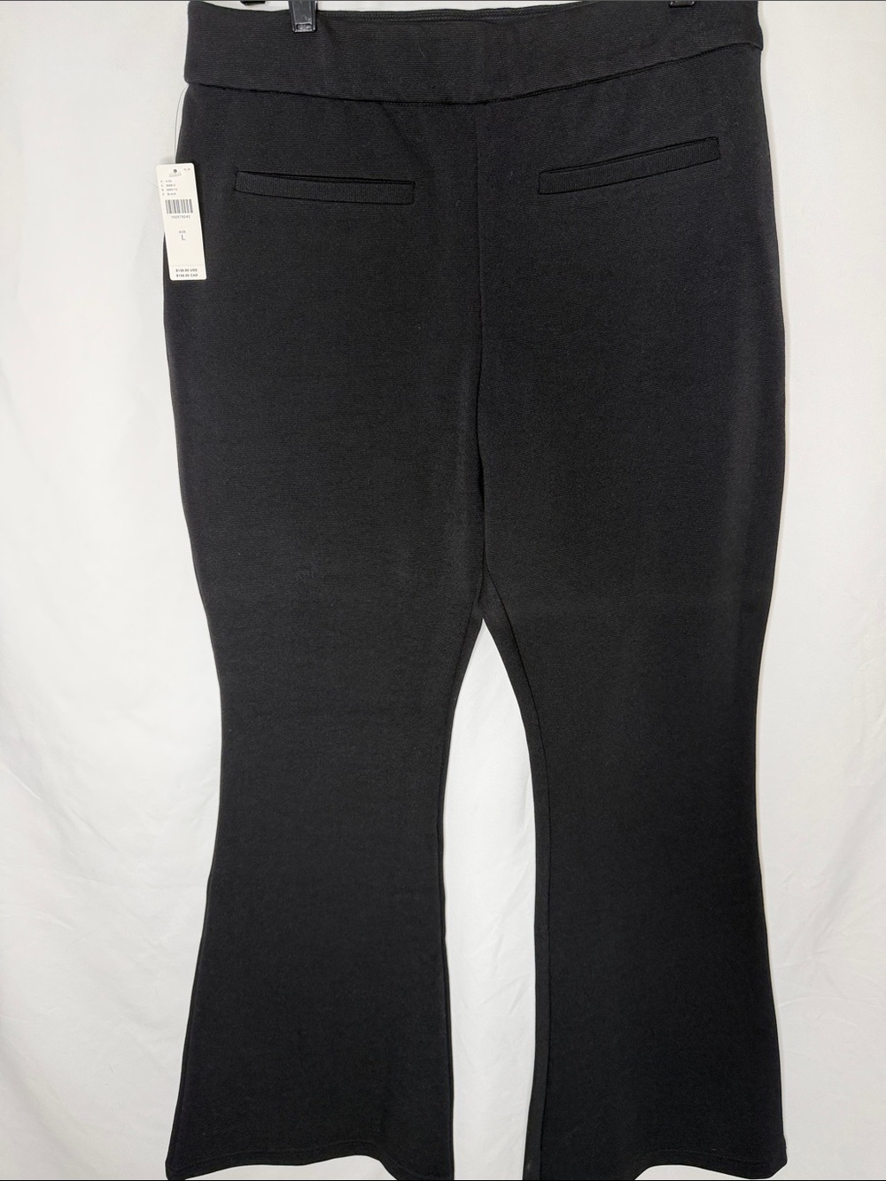 Anthropologie Black Boot-Cut Ponte Pants - Picture 1 of 5